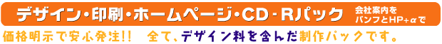 �f�U�C���E����E�z�[���y�[�W�ECD-R�p�b�N��Јē����p���t��HP+���ŉ��i�����ň��S�����I�I�@�S�āA�f�U�C�������܂񂾐���p�b�N�ł��B