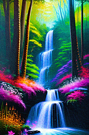 fantasy waterfall<br>-20240318-<br>20240318-f
