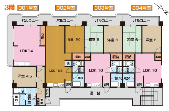 3階間取図