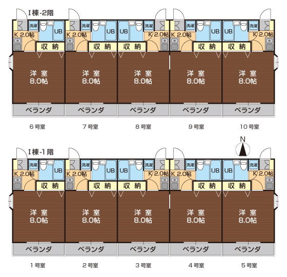 T棟:間取図